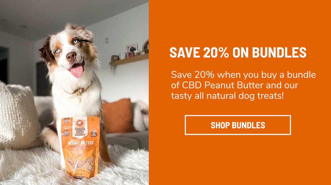 Save 20% on cbd peanut butter bundles.